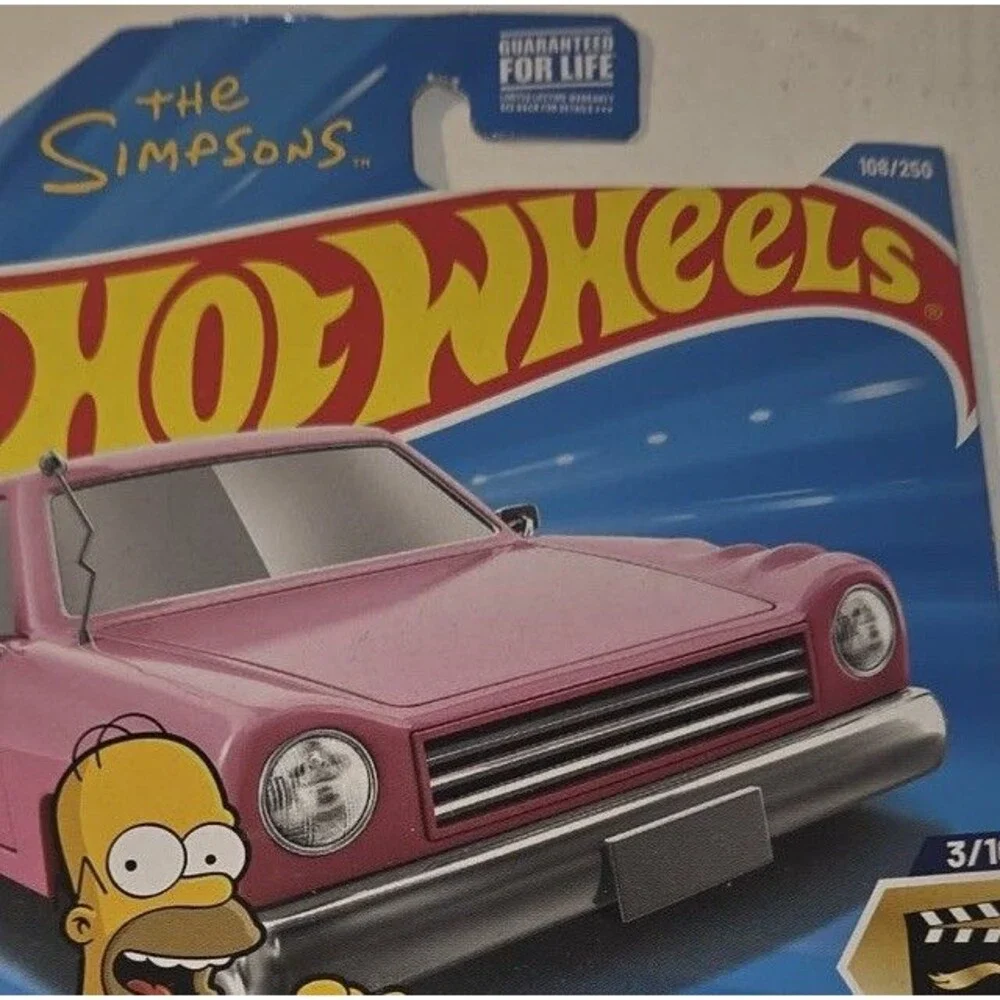 Hot Wheels The Simpsons Family Car CUSTOM Wheel & Tire Real Riders